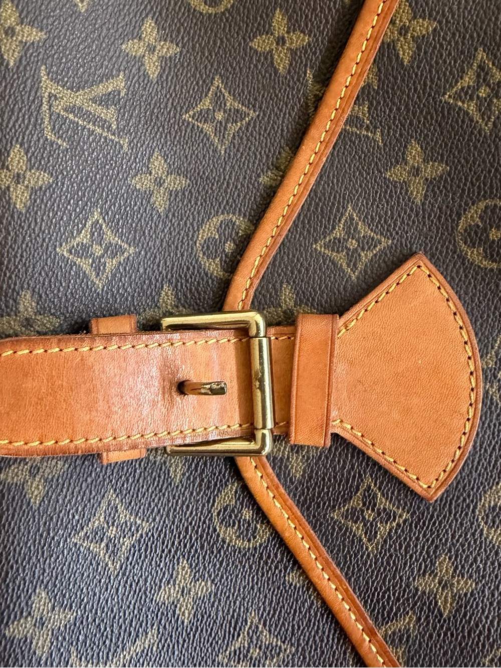 Louis Vuitton Beverly Monogram Flap Bag MM in Brown/Tan Satchel - Picture 9 of 16